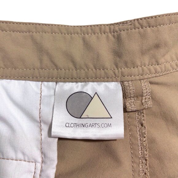 Clothing Arts  P^Cubed Pick-Pocket Proof Nylon Pants Khaki Tan Men's Size 38x32 - Picture 9 of 10